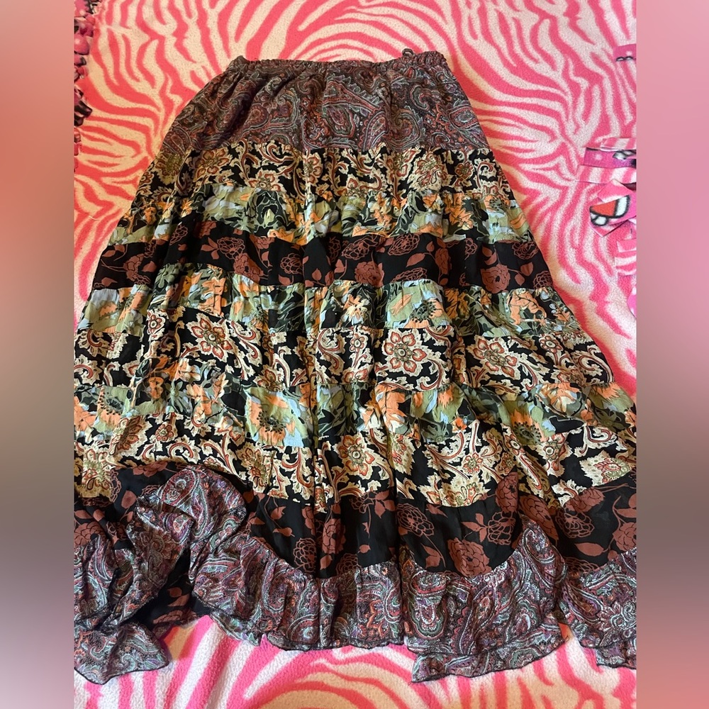 fairy grunge long skirt